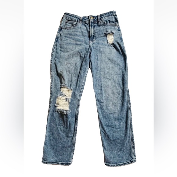 Hollister Pants - Hollister Ultra High Rise Vintage Straight Jeans Womens Sz 5R W27 L25 Blue